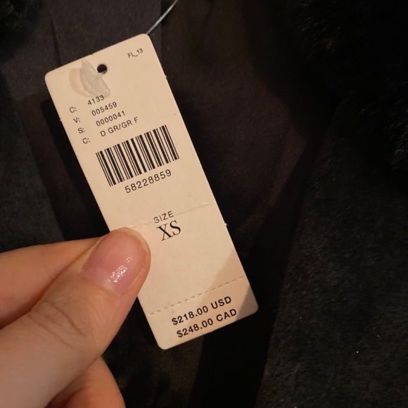 Black leather suede jacket - Picture 2 of 4